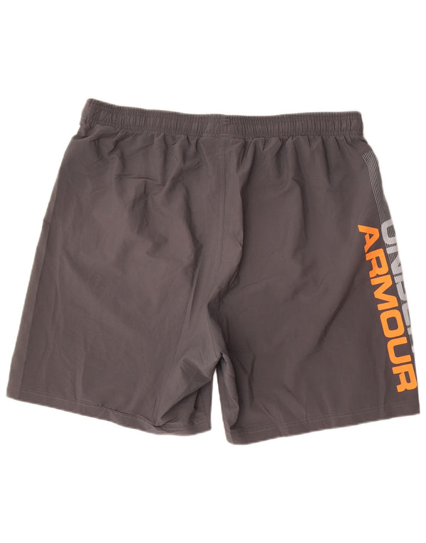 Shorts esportivos gráficos masculinos Under Armour XL cinza
