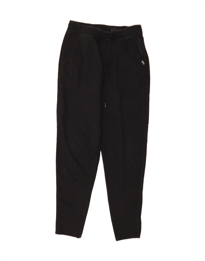 EDDIE BAUER Mens Tracksuit Trousers Small  Black Cotton Vintage Eddie Bauer and Second-Hand Eddie Bauer from Messina Hembry 