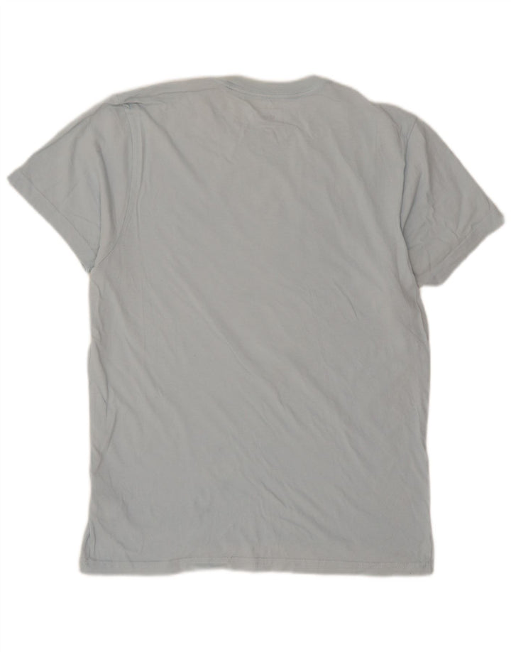 Vans Mens Custom Fit Graphic T-Shirt Top Medium Blue Cotton