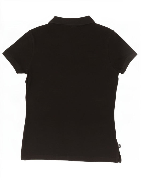 Puma Damen Poloshirt UK 12 Medium Schwarz