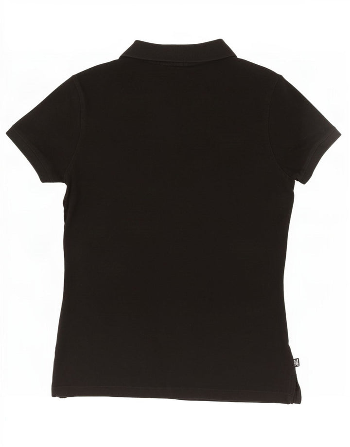 Puma Damen Poloshirt UK 12 Medium Schwarz
