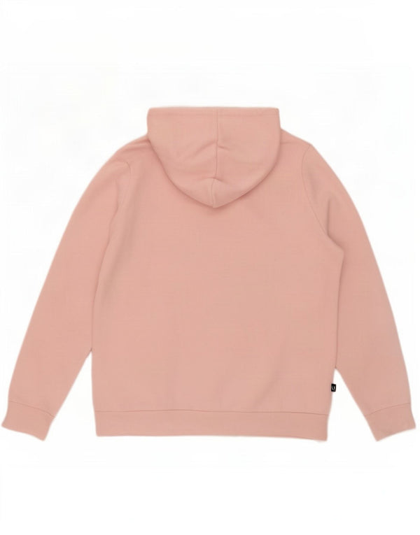 Puma Womens Graphic Hoodie Jumper UK 16 Large Pink