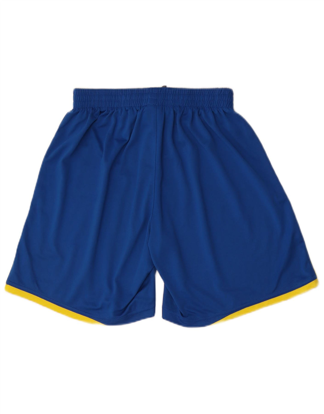 Asics Boys Sport Shorts 11-12 Years Large Blue Colourblock Polyester