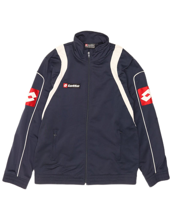 Giacca da tuta da uomo Lotto UK 38/40 Medium Blu Navy Colourblock