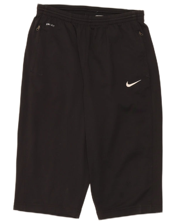 Nike Boys Bermuda Sport Shorts 13-14 Years XL Black Polyester