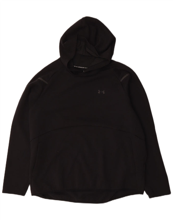 Felpa con cappuccio da uomo Under Armour 2XL poliestere nero