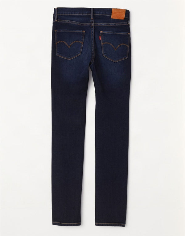 Jeans skinny a vita alta Levi's 721 da donna W27 L28 in cotone blu navy