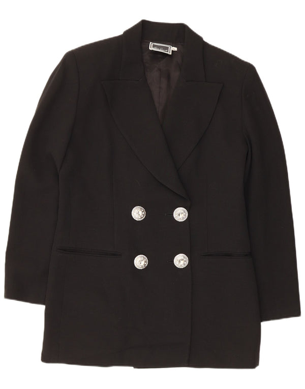 Jachetă pentru femei Luisa Spagnoli, cu piept dublu, IT 44 Medium Black