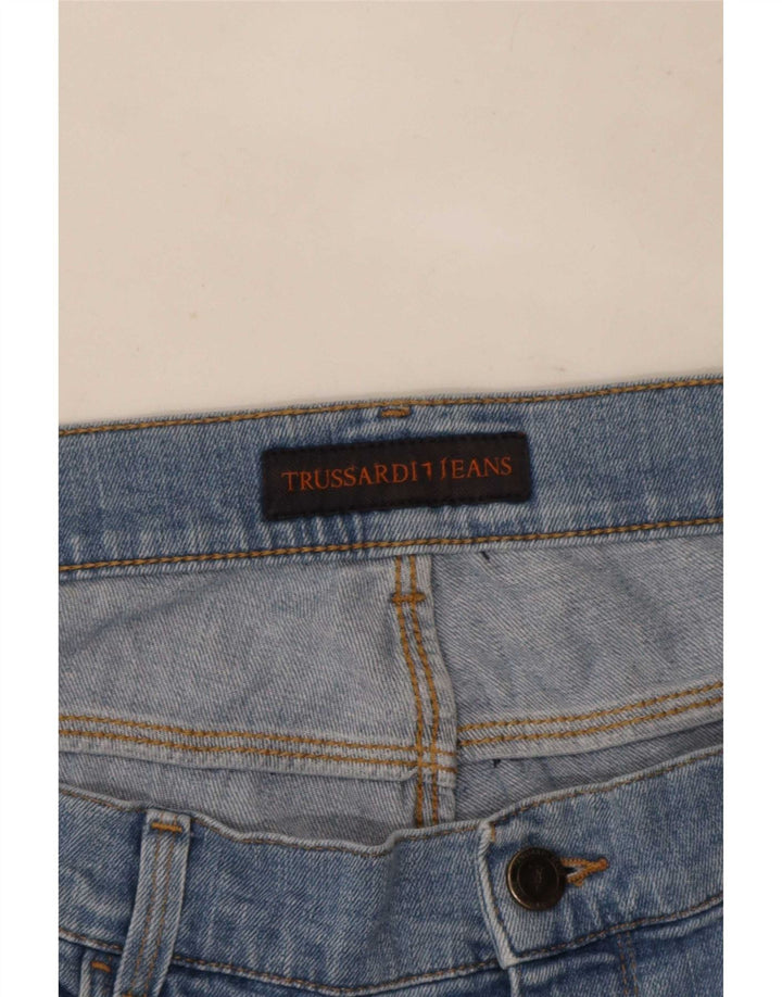 Trussardi Mens Straight Jeans W40 L36 Blue