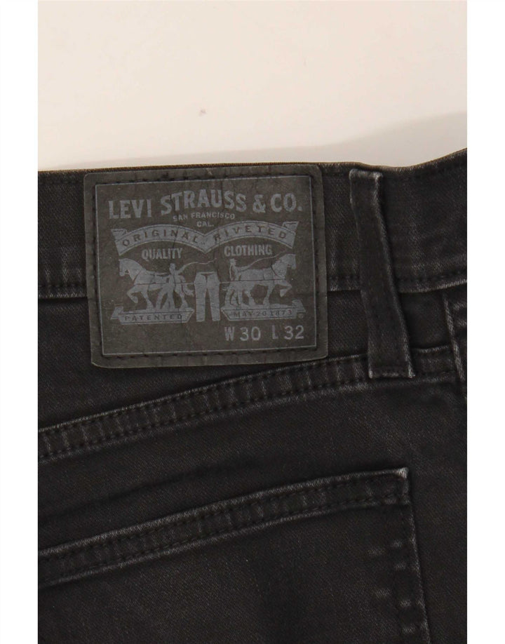 Jeans slim da donna Levi's W30 L29 cotone nero
