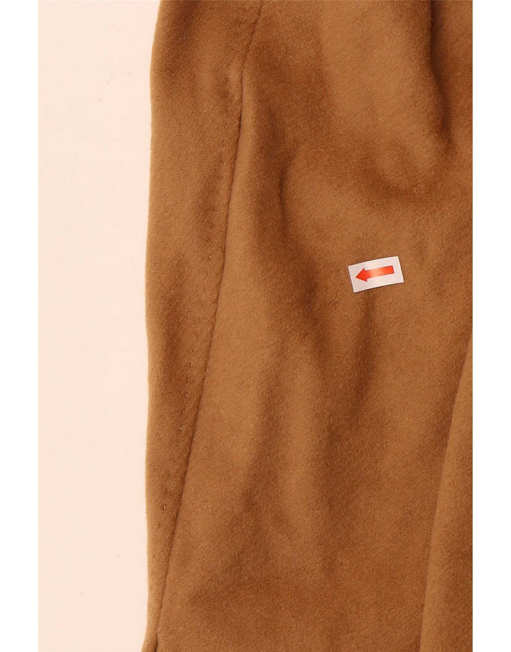 Massimo Dutti Mens 3 Button Overcoat EU 48 Medium Beige Wool