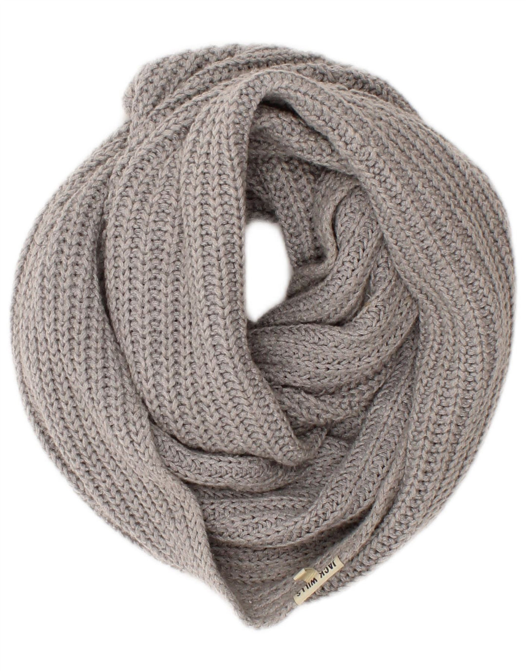 Jack Wills Womens Knit Snood Scarf One Size Grey