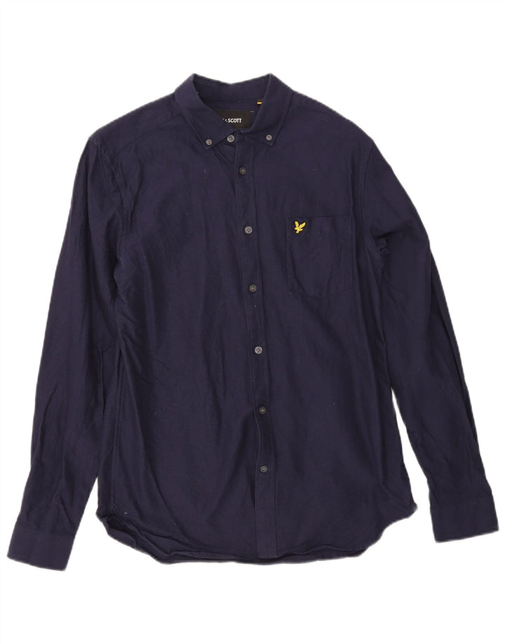 Lyle & Scott Chemise Homme Small Bleu Marine Coton