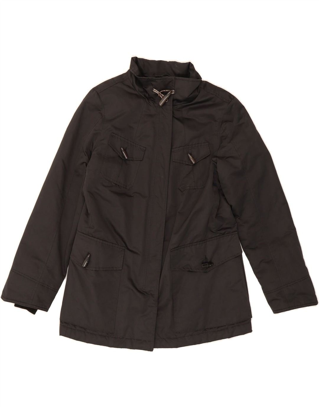 FAY Womens Windbreaker Jacket UK 18 XL Black Polyester Vintage Fay and Second-Hand Fay from Messina Hembry 