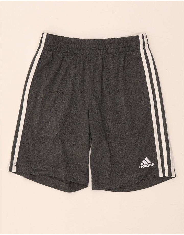 Adidas Boys Sport Shorts 11-12 Years  Grey Polyester