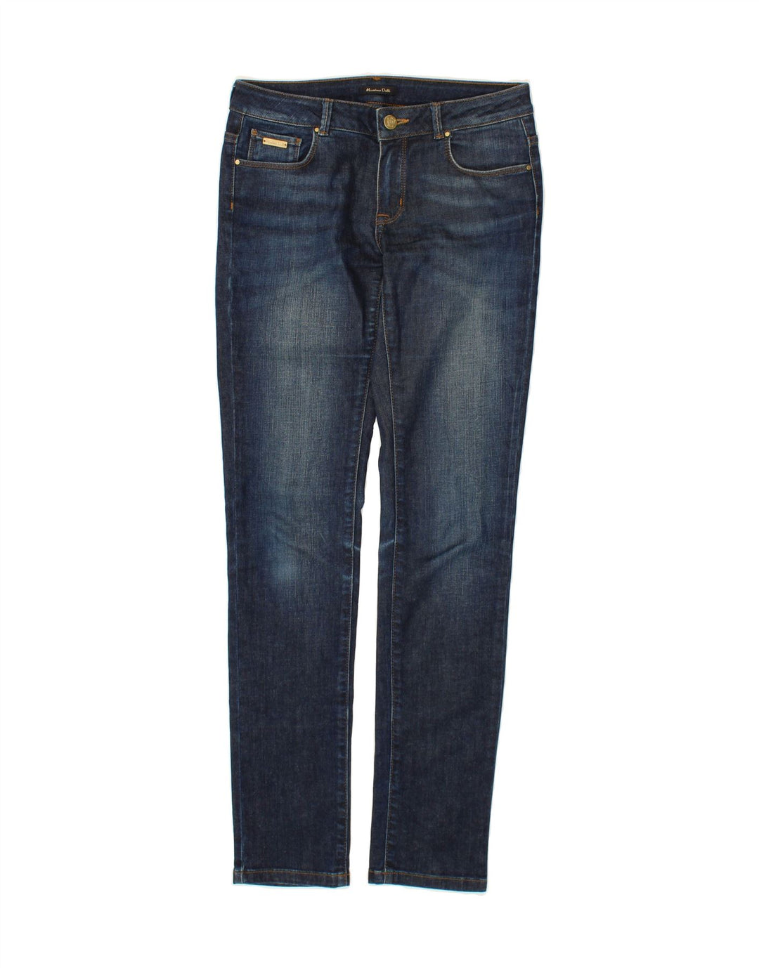 MASSIMO DUTTI Womens Slim Jeans W26 L31 Blue Cotton Vintage Massimo Dutti and Second-Hand Massimo Dutti from Messina Hembry 