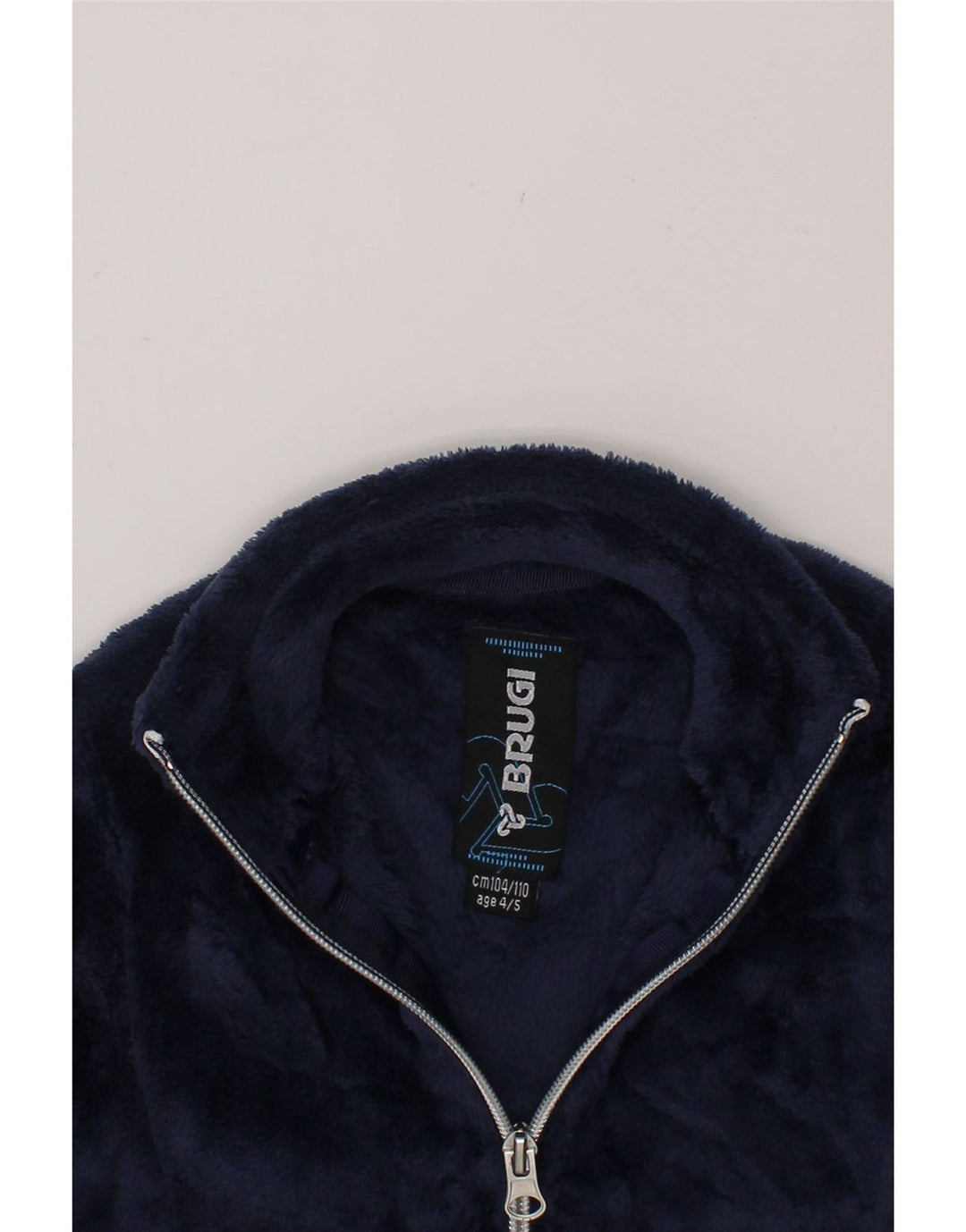 BRUGI Boys Fleece Jacket 4-5 Years Navy Blue Vintage Brugi and Second-Hand Brugi from Messina Hembry 