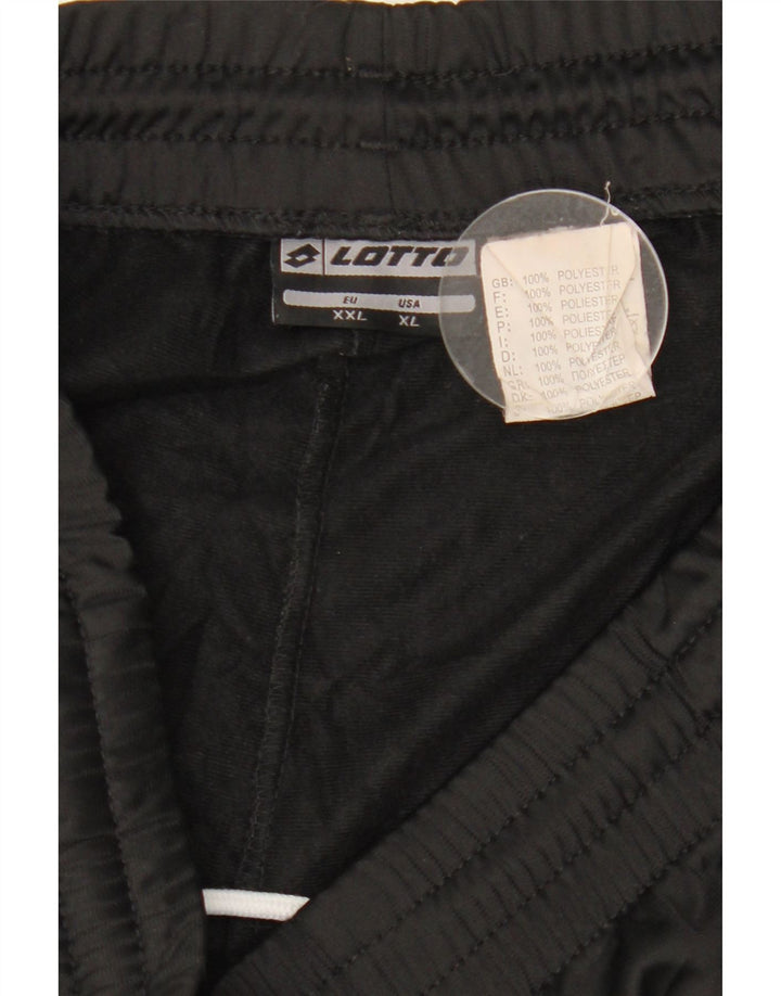 Lotto Pantalón Chándal Hombre 2XL Negro Poliéster