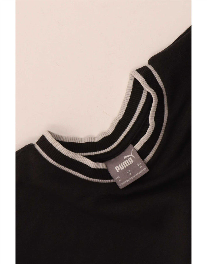 Puma Mens Graphic Sweatshirt Jumper Medium Black Sports