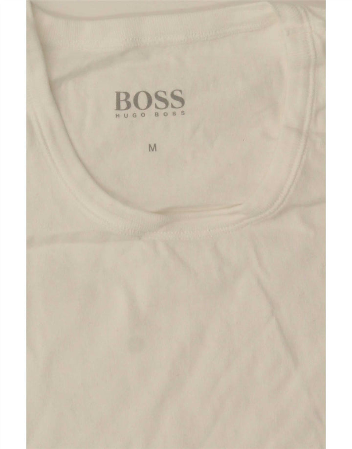 T-shirt da uomo Hugo Boss Top bianca media