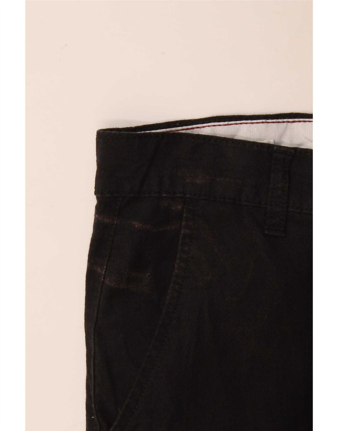 Jack & Jones Mens Slim Chino Trousers W30 L27 Black Polyester