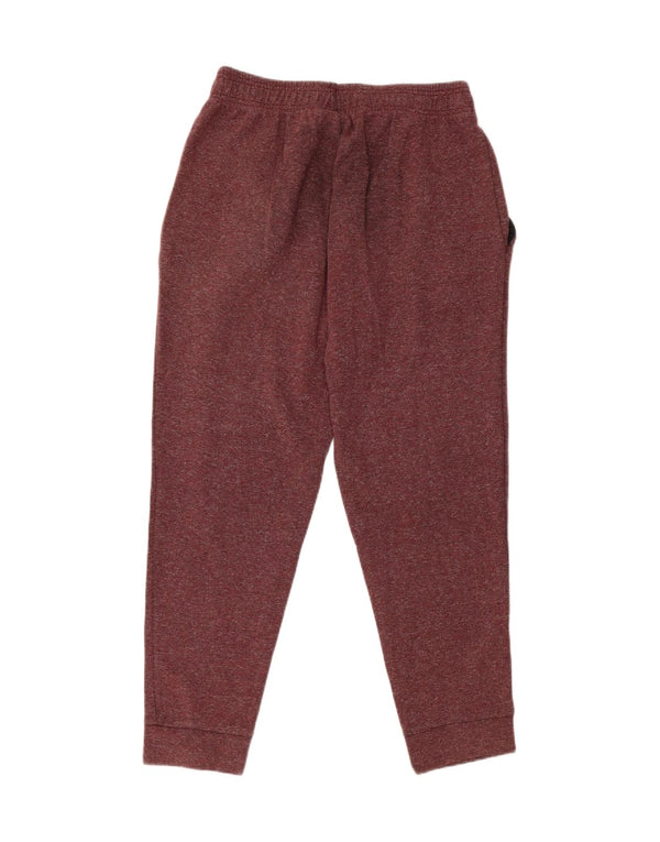 Adidas Pantalon de survêtement pour homme en coton moucheté bordeaux moyen