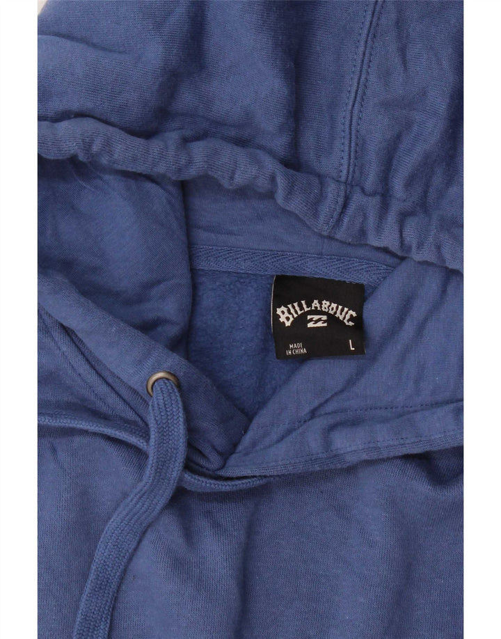 Billabong Mens Graphic Hoodie Jumper Large Blue