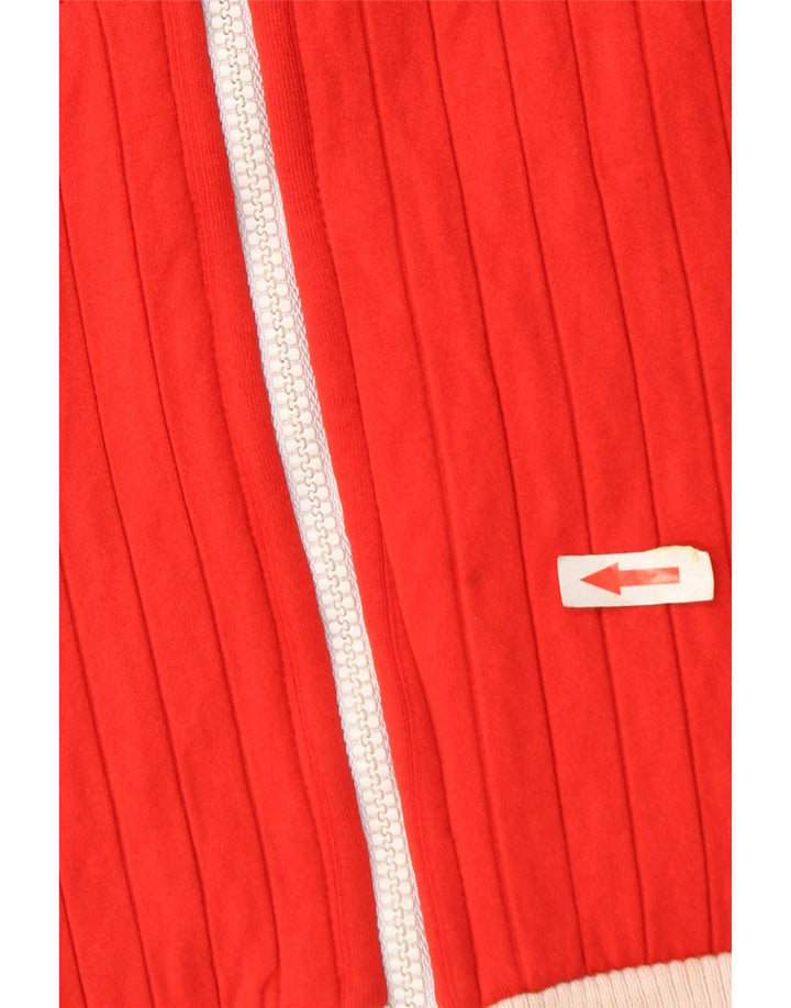 grasshoppers Womens Tracksuit Top Jacket IT 38 XS Red Colourblock
