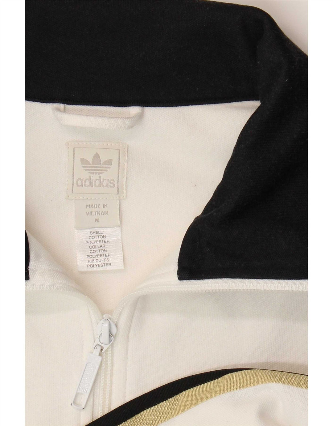 Adidas Træningsdragt til mænd Topjakke Medium White Colourblock Polyester