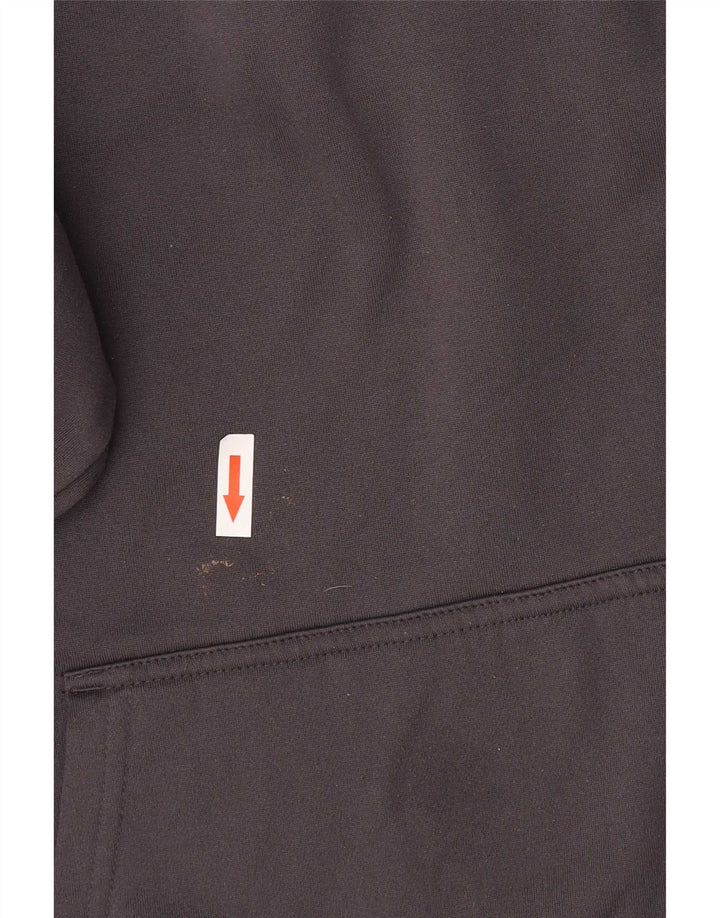 Reebok Mens Hoodie Jumper Médio Cinza Poliéster
