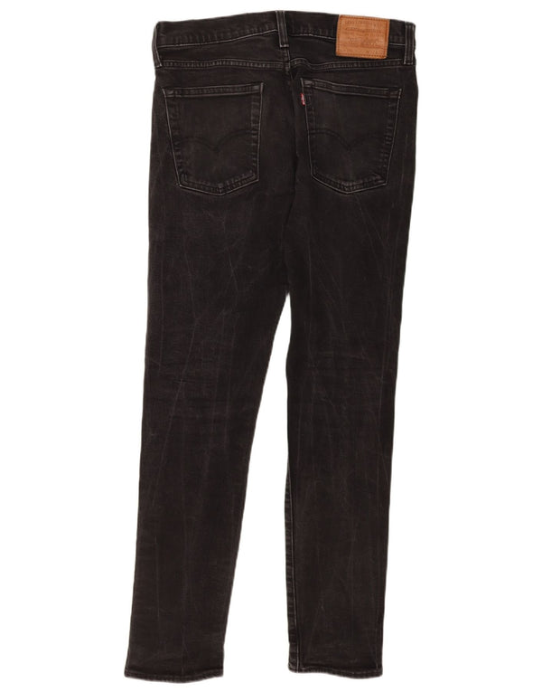 Levi's Mens 510 Skinny Jeans W32 L32 fekete pamut