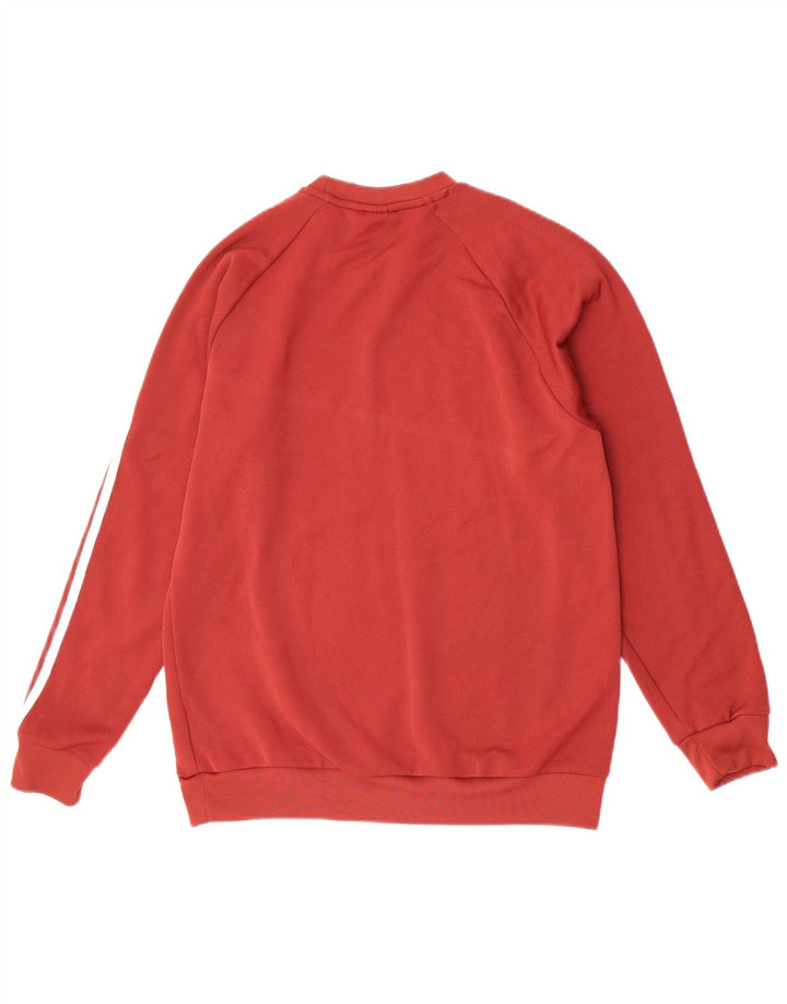 Adidas Sweatshirt Jumper Medium Rød Polyester til mænd
