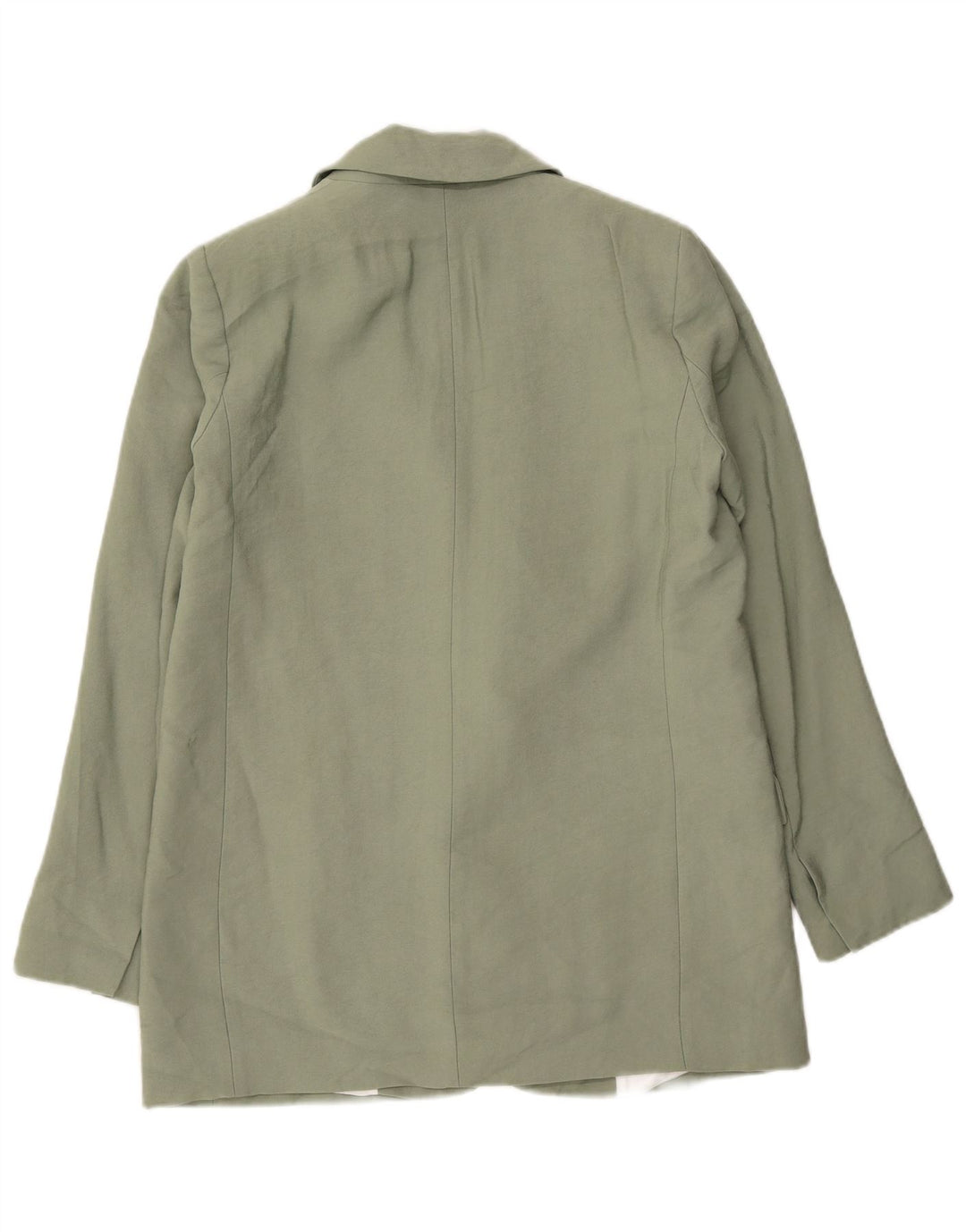 Zara Womens 1 Button Blazer Jacket UK 10 Small Green