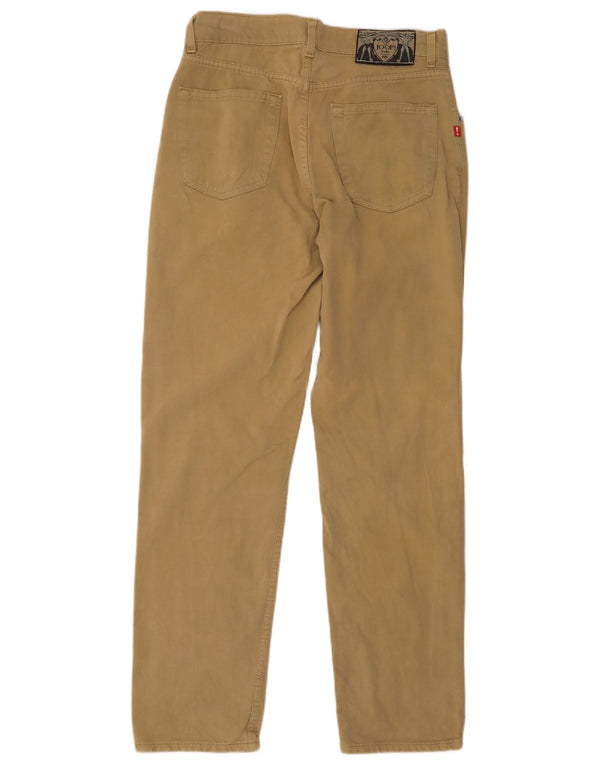 Joop Mens Straight Casual Trousers EU 48 Medium W32 L30 Beige Cotton