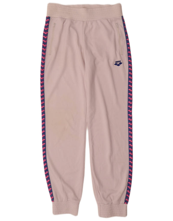 Arena Damen Trainingshose Jogger UK 14 Mittelweiß Farbblock