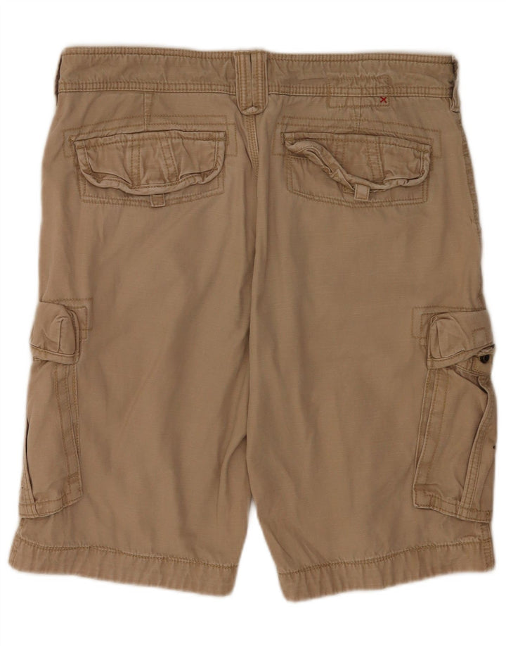 Fat Face Herren Cargoshorts W34 Large Beige Baumwolle