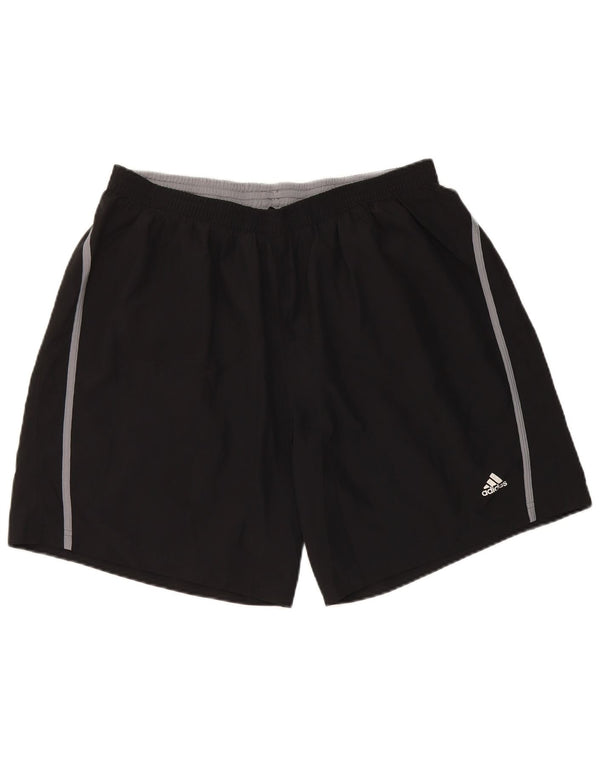 Adidas Sportsshorts til mænd, store sorte polyester