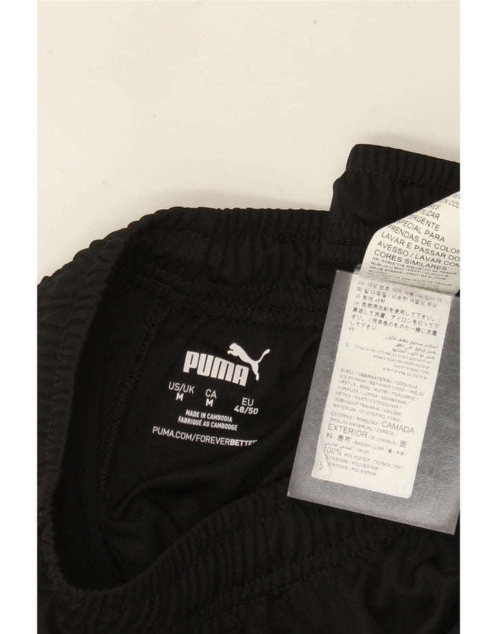 PUMA Mens Sport Shorts Medium  Black Polyester