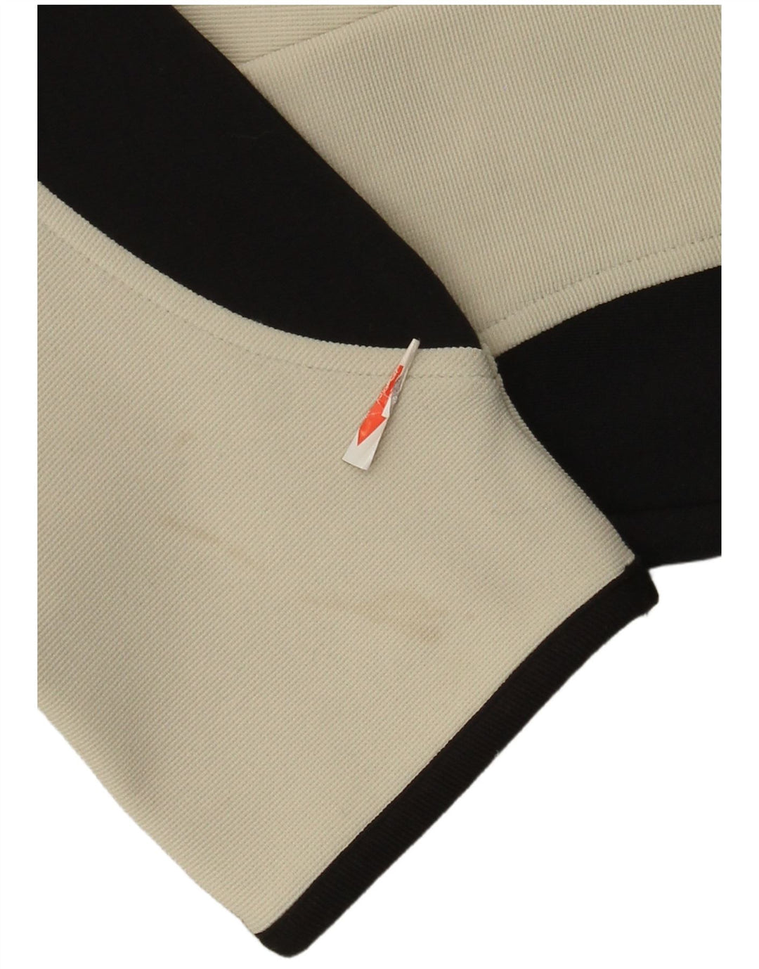 Kappa Veste de survêtement pour femme UK 16 Large Blanc Colorblock Polyester