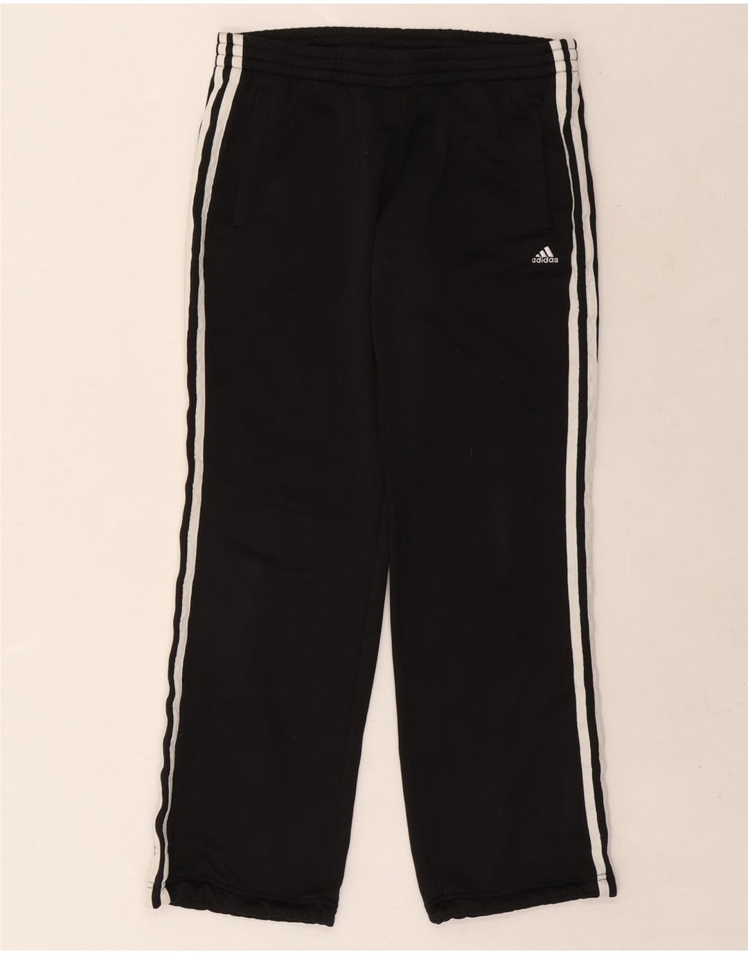 Adidas Womens Tracksuit Trousers UK 8/10 Small  Black Polyester