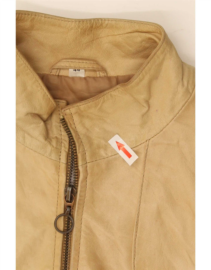Conbipel Dame Læderjakke IT 44 Medium Beige