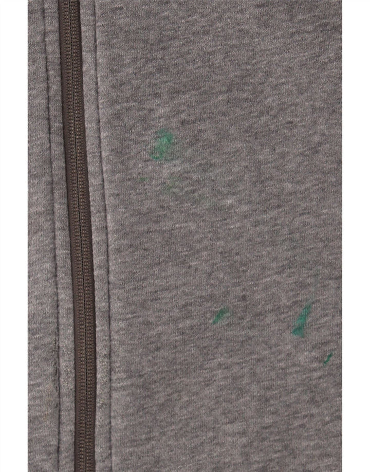 UNDER ARMOUR Mens Zip Hoodie Sweater Large Grey Vintage Under Armour and Second-Hand Under Armour from Messina Hembry 