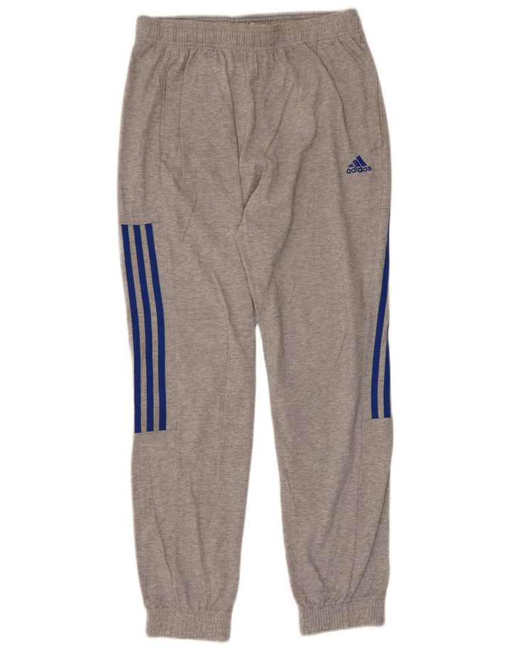 Adidas Mens Tracksuit Trousers Joggers Medium  Grey Cotton