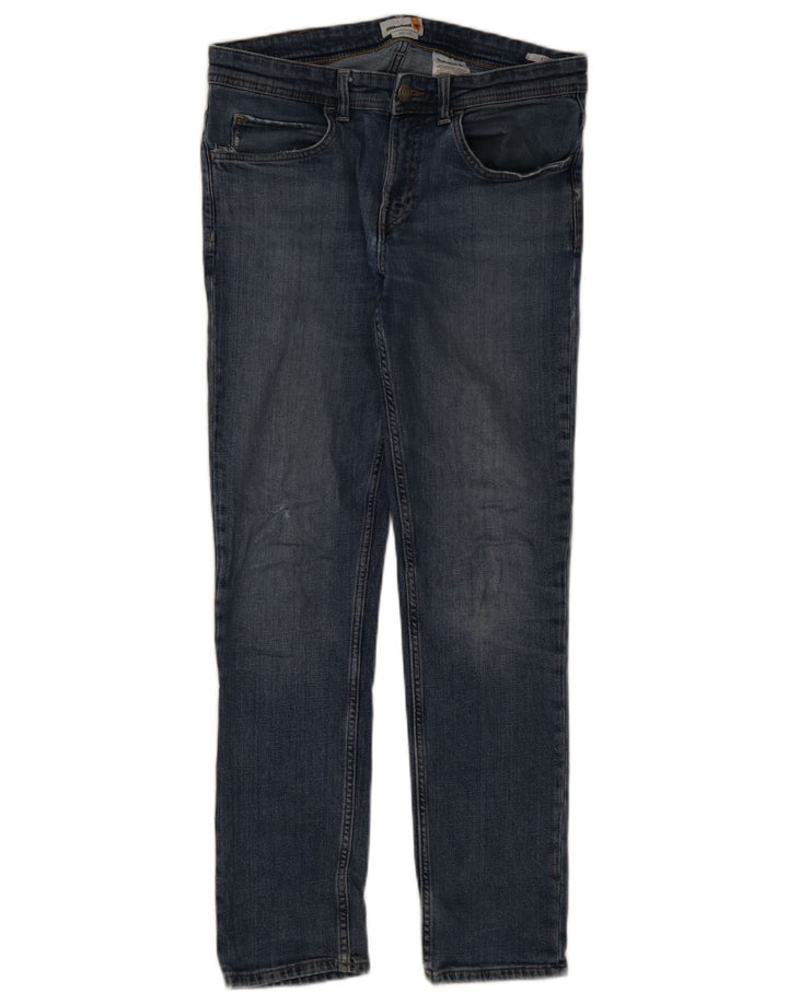 Timberland Mens Slim Jeans W32 L32 Blue Cotton