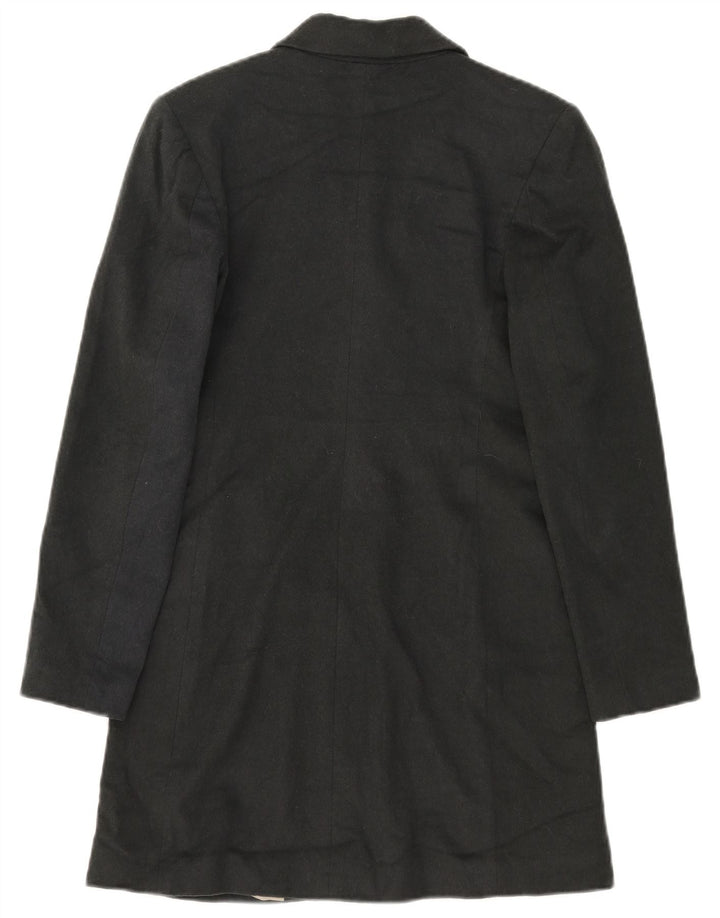 Jigsaw Womens Overcoat UK 8 Small Grey Wool
