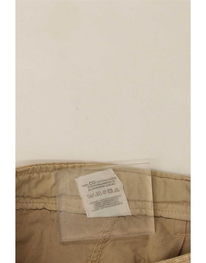 Carrera Mens Cargo Shorts W36 Grande Algodão Bege