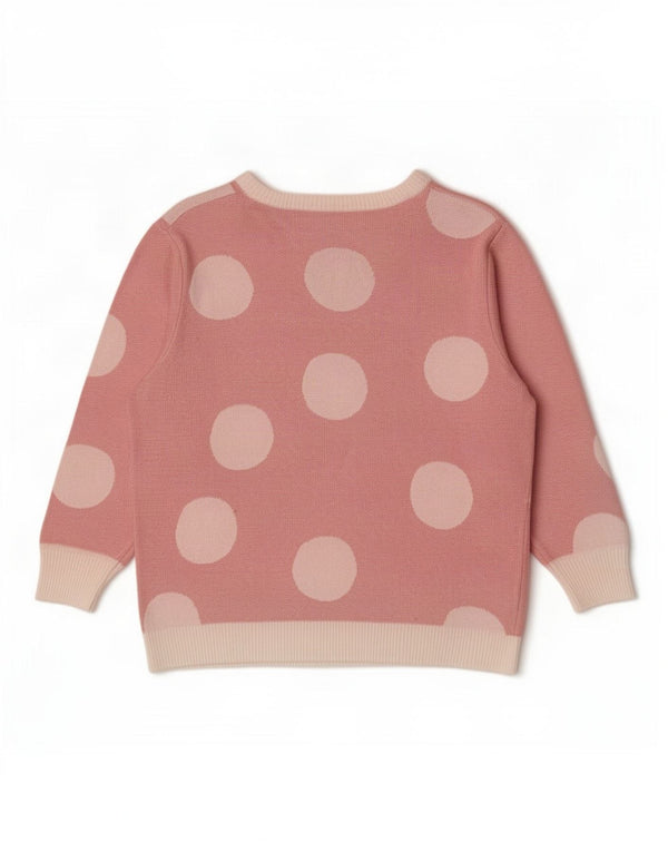 Marks & Spencer Damen-Pullover mit U-Boot-Ausschnitt, Gr. 18, XL, rosa gepunktet