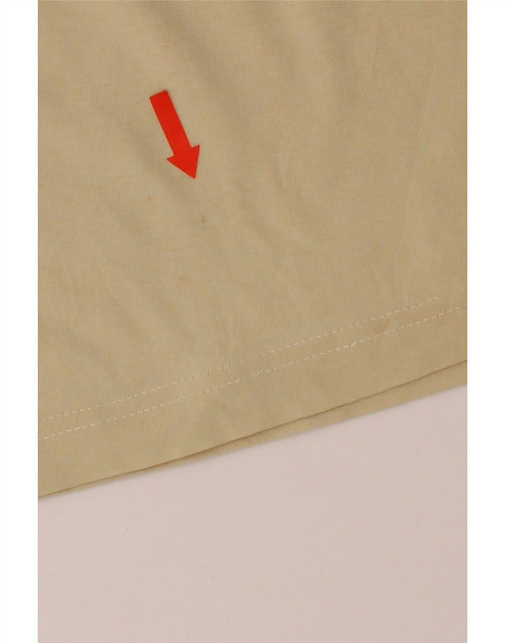 KAPPA Mens T-Shirt Top Medium Beige Cotton Vintage Kappa and Second-Hand Kappa from Messina Hembry 