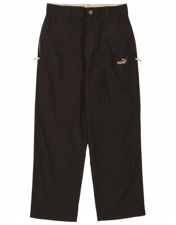 Puma Mens Loose Fit Cargo Trousers Medium W32 L31 Black