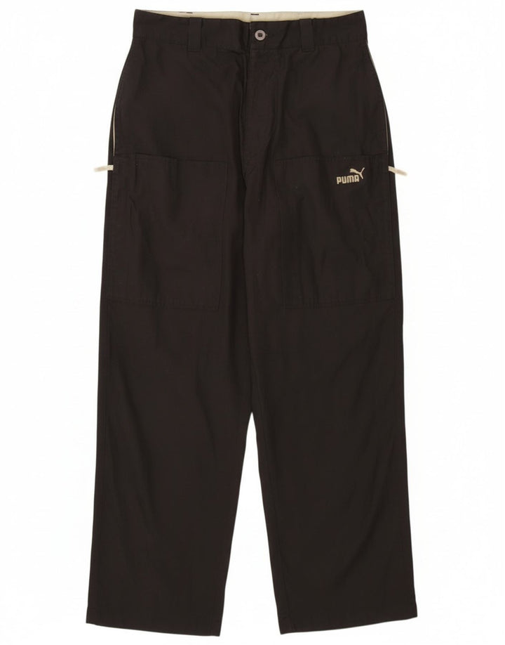 Puma Mens Loose Fit Cargo Trousers Medium W32 L31 Black